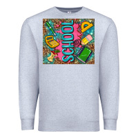 Heather Grey teacher  School Premium Sweatshirt - AdoDesignShop
