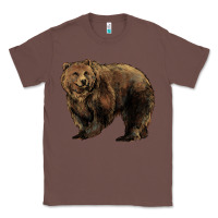 Chestnut Grizzly Bear Classic Tee - HowdyJamesFarm