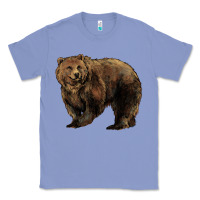 Colony Blue Grizzly Bear Classic Tee - HowdyJamesFarm