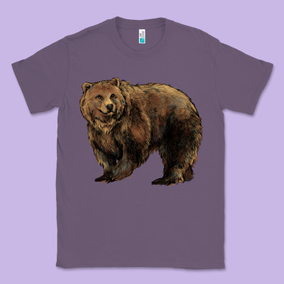 Grizzly Bear Classic Tee Designed By Howdyjamesfarm