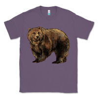 Lavender Grizzly Bear Classic Tee - HowdyJamesFarm