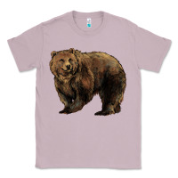 Lilac Grizzly Bear Classic Tee - HowdyJamesFarm