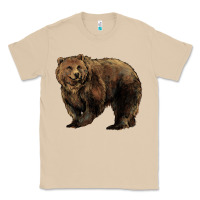 Mushroom Grizzly Bear Classic Tee - HowdyJamesFarm