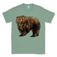 Sage Grizzly Bear Classic Tee - HowdyJamesFarm