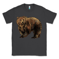 Smoke Grizzly Bear Classic Tee - HowdyJamesFarm