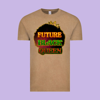 Future Black Queen Vintage Tee Designed By Howdyjamesfarm