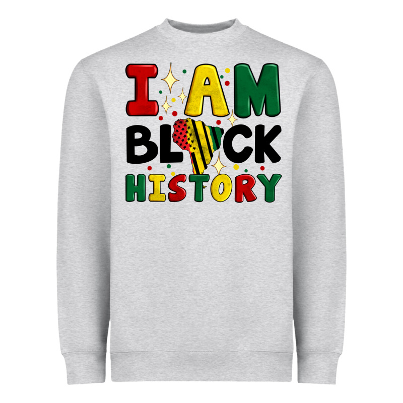 I Am Black History Heavyweight Sweatshirt by Artiststas | Teevron