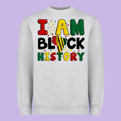 I Am Black History Heavyweight Sweatshirt Designed By Artiststas