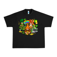 Black St. Patrick's Day gnomies with truck Urban Heavy Tee - HowdyJamesFarm