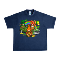 Navy St. Patrick's Day gnomies with truck Urban Heavy Tee - HowdyJamesFarm