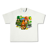 St. Patrick's Day Gnomies With Truck Urban Heavy Tee | Teevron