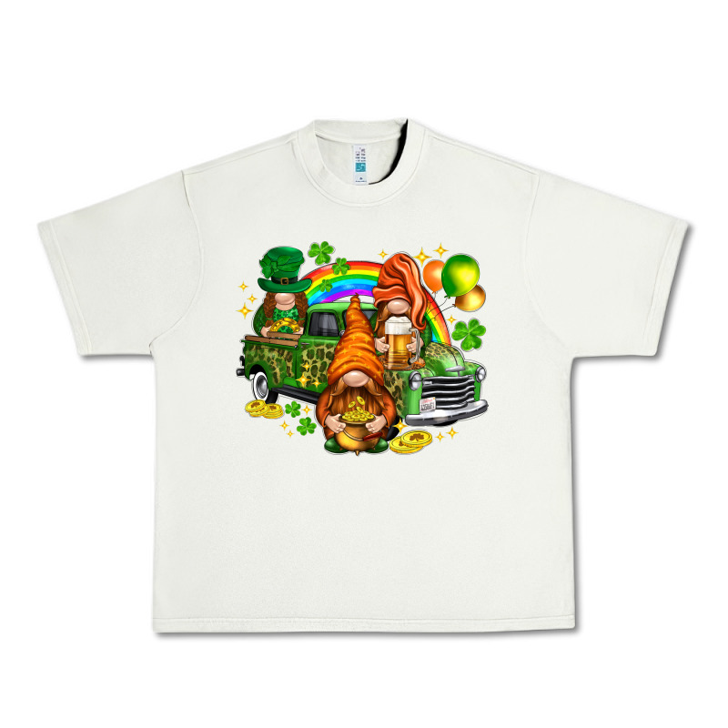 St. Patrick's Day Gnomies With Truck Urban Heavy Tee by HowdyJamesFarm | Teevron