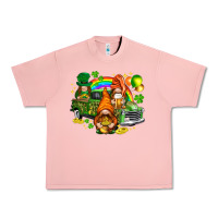 Salmon St. Patrick's Day gnomies with truck Urban Heavy Tee - HowdyJamesFarm