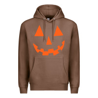 Chestnut Halloween Pumpkin Face Gift Creepy Spooky Horror Premium Hoodie - maiPhamDesign
