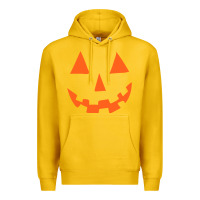 Lemon Halloween Pumpkin Face Gift Creepy Spooky Horror Premium Hoodie - maiPhamDesign