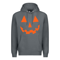 Rock Halloween Pumpkin Face Gift Creepy Spooky Horror Premium Hoodie - maiPhamDesign