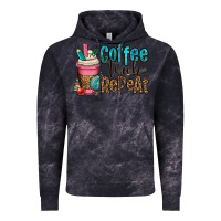Cloud Black coffee teach repeat Vintage Hoodie - OliviaCreatesArt