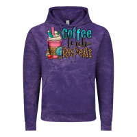 Cloud Purple coffee teach repeat Vintage Hoodie - OliviaCreatesArt