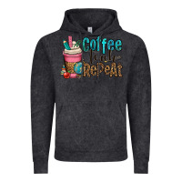 Vintage Black coffee teach repeat Vintage Hoodie - OliviaCreatesArt