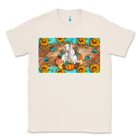 Natural Goat Family Fall Pumpkins Classic Tee - Artiststas