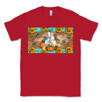 Red Goat Family Fall Pumpkins Classic Tee - Artiststas