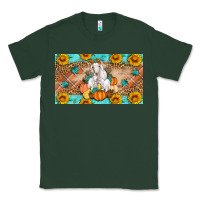 Sports Green Goat Family Fall Pumpkins Classic Tee - Artiststas