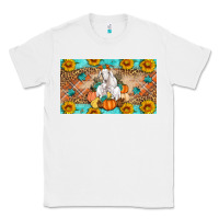 White Goat Family Fall Pumpkins Classic Tee - Artiststas