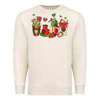 Sandshell strawberry coffee cups Premium Sweatshirt - AdoDesignShop