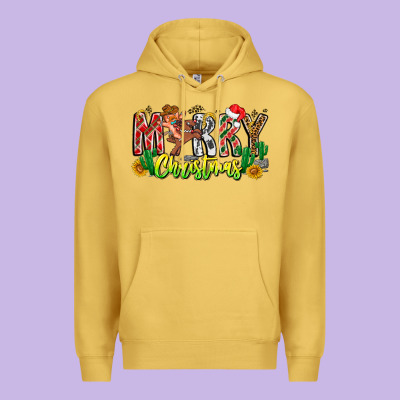 Merry Christmas Premium Hoodie Designed By Cowhidedigitalart