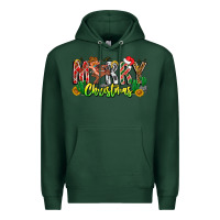 Sports Green Merry Christmas Premium Hoodie - CowhideDigitalArt