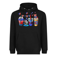 Black 4th of july coffee cups Heavyweight Hoodie - AdoDesignShop