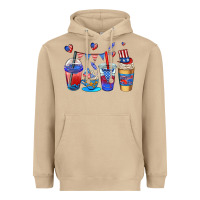 Mushroom 4th of july coffee cups Heavyweight Hoodie - AdoDesignShop