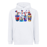 White 4th of july coffee cups Heavyweight Hoodie - AdoDesignShop