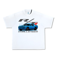 White Blue Challenger RT T-Shirt Urban Heavy Tee - maiPhamDesign