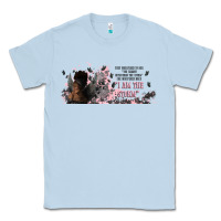 Dusty Blue i am the storm with girl and butterflies Classic Tee - TumblerDesignByShophia