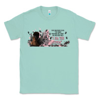 Seafoam i am the storm with girl and butterflies Classic Tee - TumblerDesignByShophia