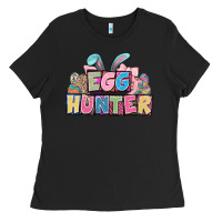 Egg Hunter Plate Letters Easter Day Ladies Tee | Teevron