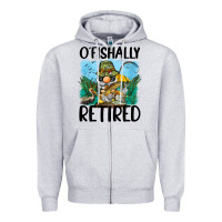 Heather Grey o' fishally retired Zipper Hoodie - BarkalooDesign