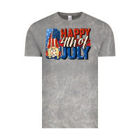 Cloud Rock Happy 4th of july gnome Vintage Tee - CowGirlArtShop