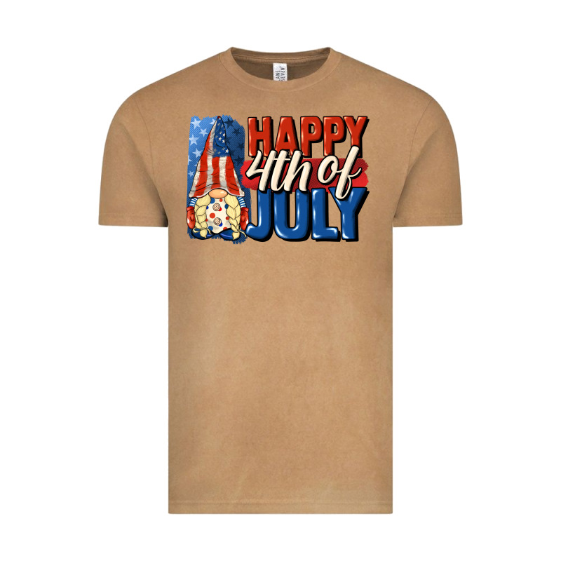 Happy 4th Of July Gnome Vintage Tee by CowGirlArtShop | Teevron