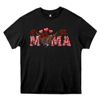 Black valentines day mama Heavy Core Tee - RanaPortraitStore