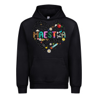 Black retro maestra word Urban Hoodie - JahusDesignShop
