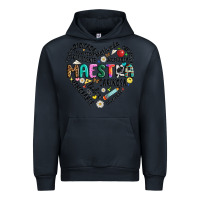 Navy retro maestra word Urban Hoodie - JahusDesignShop