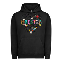 Pigment Black retro maestra word Urban Hoodie - JahusDesignShop