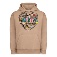 Pigment Burro retro maestra word Urban Hoodie - JahusDesignShop