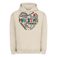 Pigment French Oak retro maestra word Urban Hoodie - JahusDesignShop