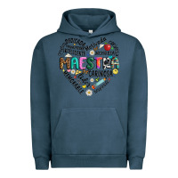 Pigment Midnight Navy retro maestra word Urban Hoodie - JahusDesignShop