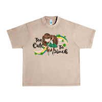 French Oak St. Patrick' Too cute to pinch Urban Heavy Tee - CowGirlArtShop