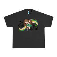 Pigment Black St. Patrick' Too cute to pinch Urban Heavy Tee - CowGirlArtShop