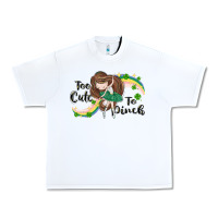 White St. Patrick' Too cute to pinch Urban Heavy Tee - CowGirlArtShop